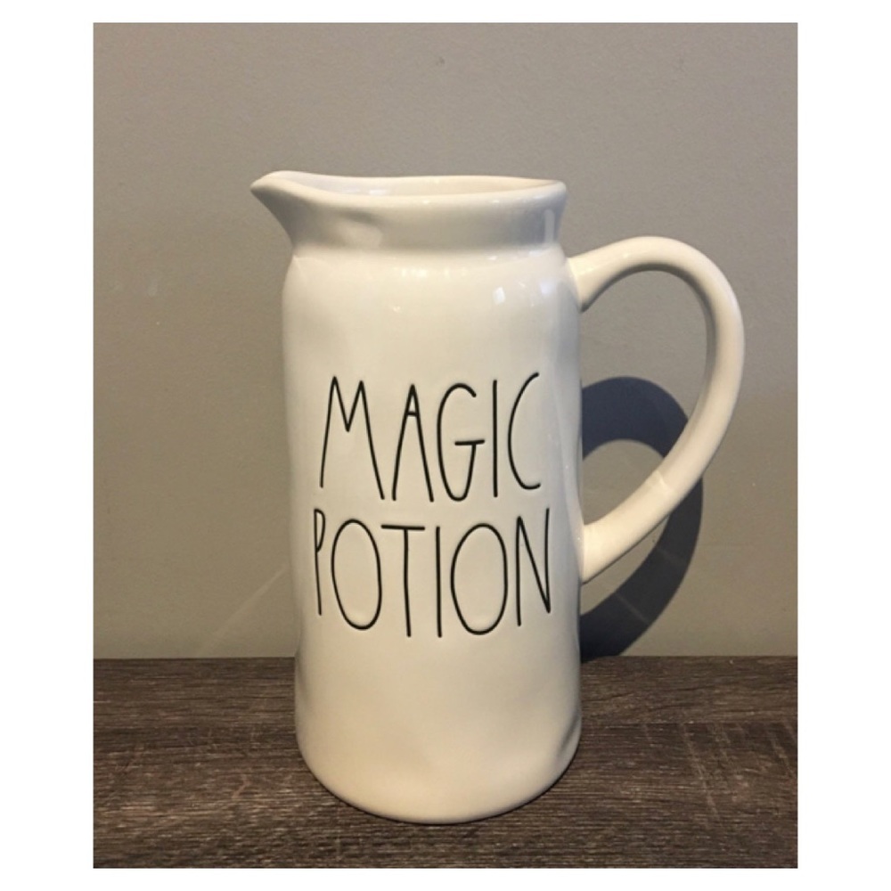 NEW Rae Dunn White Magic Potion Pitcher - Picture 2 of 3